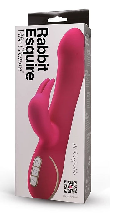 Vibe Couture Rabbit Esquire Pink - Vibrant Vibes Australia - Quality Sex Toys - Great Prices - Sex Toys Australia