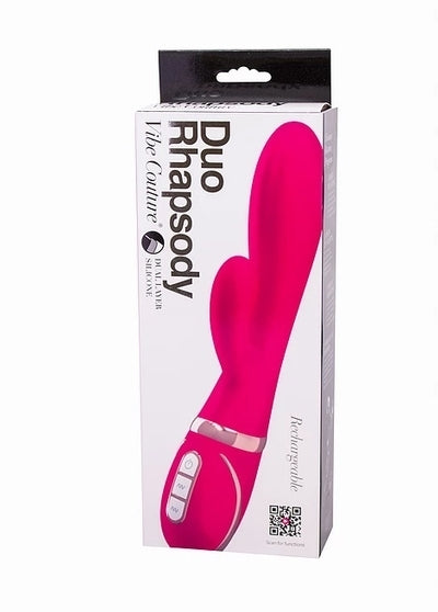 Vibe Couture Duo Rhapsody Pink - Vibrant Vibes Australia - Quality Sex Toys - Great Prices - Sex Toys Australia