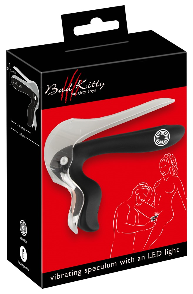 BAD KITTY Vibrating Speculum - Vibrant Vibes Australia - Quality Sex Toys - Great Prices - Sex Toys Australia