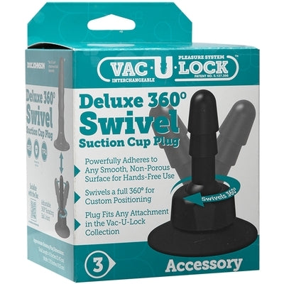 Vac-U-Lock™ - Deluxe 360° Swivel Suction Cup Plug - Vibrant Vibes Australia - Quality Sex Toys - Great Prices - Sex Toys Australia