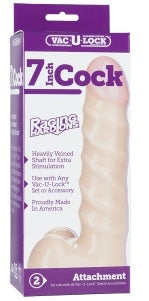 Vac-U-Lock Attachment - Raging Hard-On Cock 7" - Vibrant Vibes Australia - Quality Sex Toys - Great Prices - Sex Toys Australia