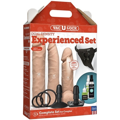 Vac-U-Lock Dual Density Experienced Set Vanilla - Vibrant Vibes Australia - Quality Sex Toys - Great Prices - Sex Toys Australia