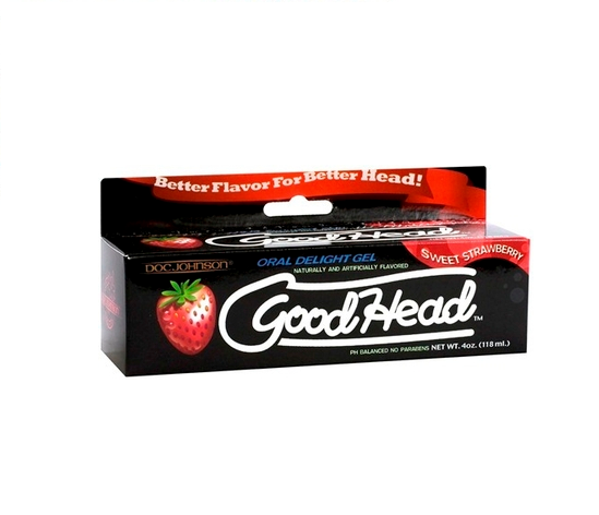 Good Head Gel Strawberry 4 oz. - Vibrant Vibes Australia - Quality Sex Toys - Great Prices - Sex Toys Australia