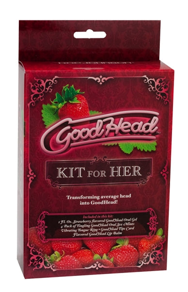 Good Head Kit For Her Strawberry - Vibrant Vibes Australia - Quality Sex Toys - Great Prices - Sex Toys Australia