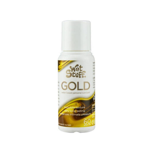 Wet Stuff Gold Bottle 60g - Vibrant Vibes Australia - Quality Sex Toys - Great Prices - Sex Toys Australia