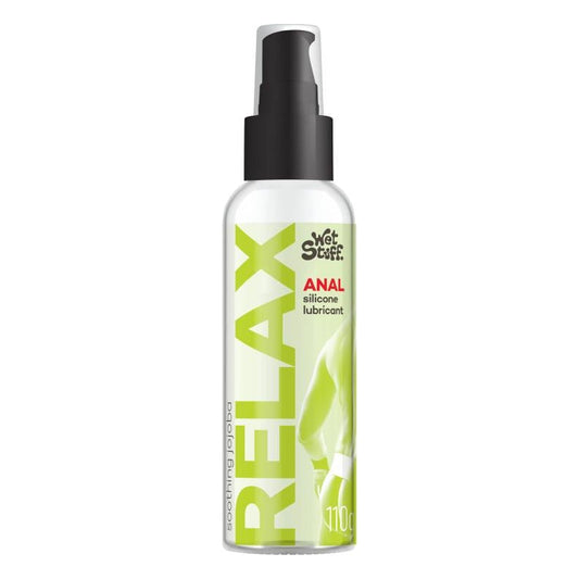 Wet Stuff Relax Anal Silicone Lubricant Pump Top 110g - Vibrant Vibes Australia - Quality Sex Toys - Great Prices - Sex Toys Australia