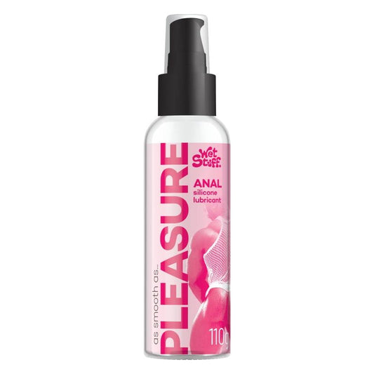 Wet Stuff Pleasure Anal Silicone Lubricant Pump Top 110g - Vibrant Vibes Australia - Quality Sex Toys - Great Prices - Sex Toys Australia