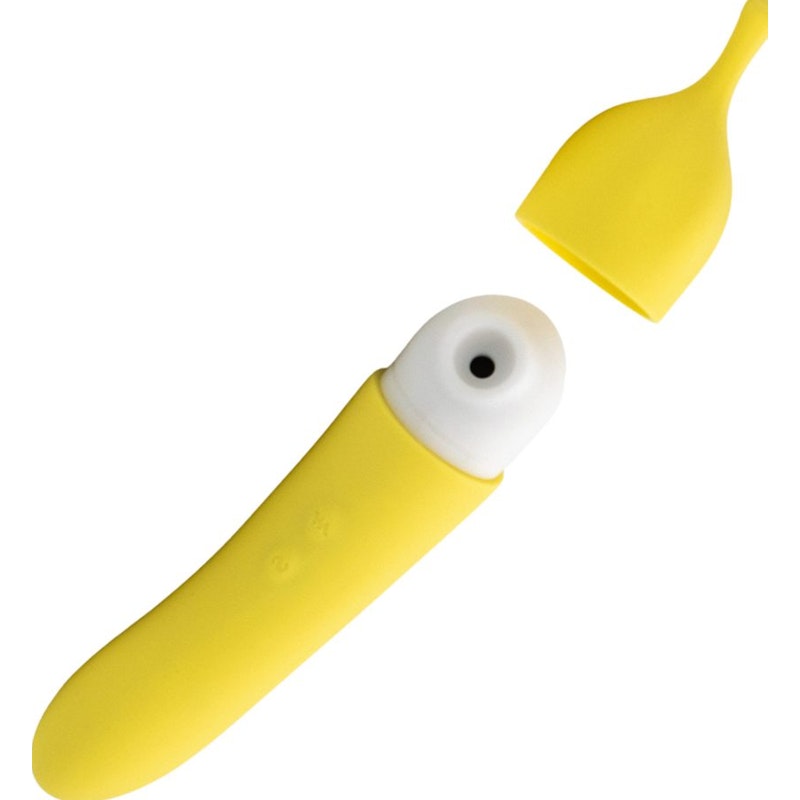 Banana Cream Air Pulse G-Spot Vibrator - Vibrant Vibes Australia - Quality Sex Toys - Great Prices - Sex Toys Australia