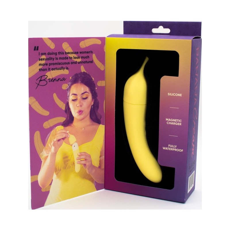 Banana Cream Air Pulse G-Spot Vibrator - Vibrant Vibes Australia - Quality Sex Toys - Great Prices - Sex Toys Australia