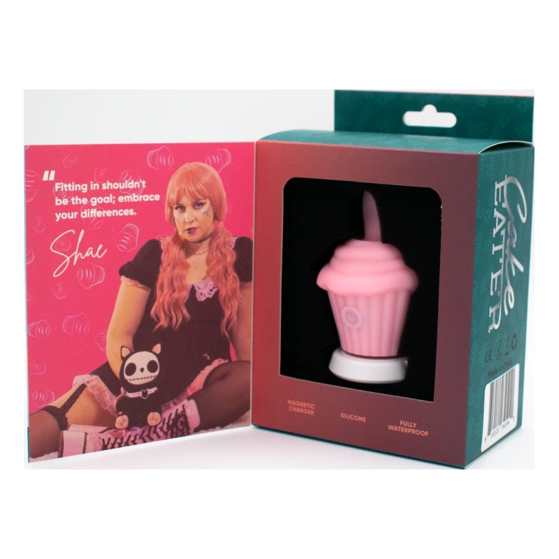 Cake Eater Clit Flicker Stimulator Pink - Vibrant Vibes Australia - Quality Sex Toys - Great Prices - Sex Toys Australia