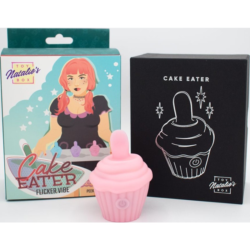 Cake Eater Clit Flicker Stimulator Pink - Vibrant Vibes Australia - Quality Sex Toys - Great Prices - Sex Toys Australia