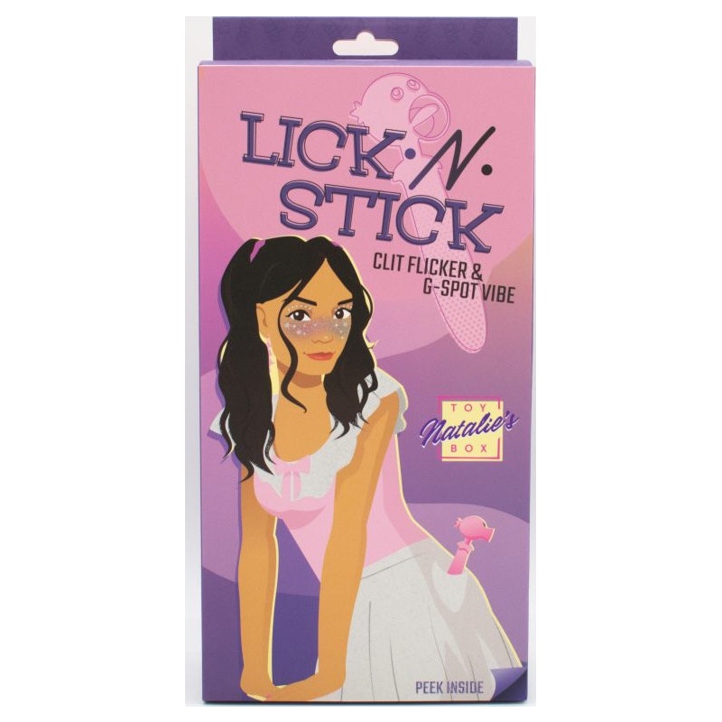 Lick N' Stick Clit Flicker G-Spot Vibrator - Vibrant Vibes Australia - Quality Sex Toys - Great Prices - Sex Toys Australia