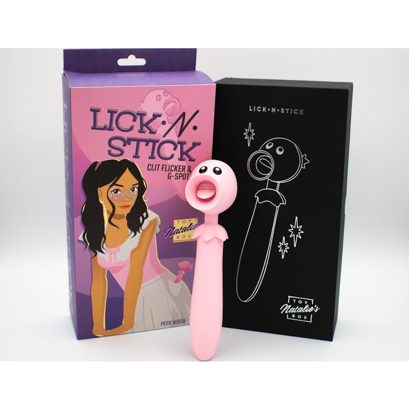 Lick N' Stick Clit Flicker G-Spot Vibrator - Vibrant Vibes Australia - Quality Sex Toys - Great Prices - Sex Toys Australia