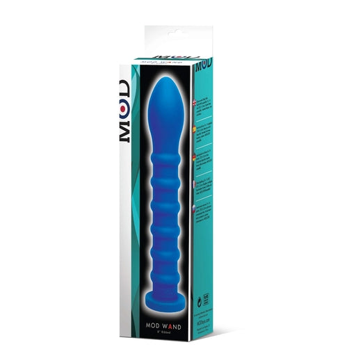 MOD Wand Blue Ribbed - Vibrant Vibes Australia - Quality Sex Toys - Great Prices - Sex Toys Australia