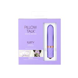 Pillow Talk FLIRTY Luxurious Mini Massager Purple - Special Edition - Vibrant Vibes Australia - Quality Sex Toys - Great Prices - Sex Toys Australia