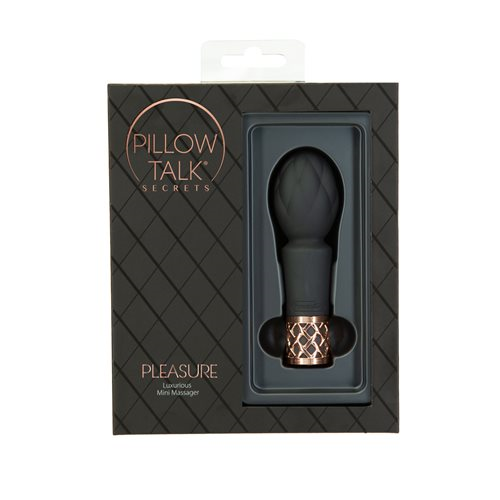 Pillow Talk Secrets Pleasure Wand - Black - Vibrant Vibes Australia - Quality Sex Toys - Great Prices - Sex Toys Australia