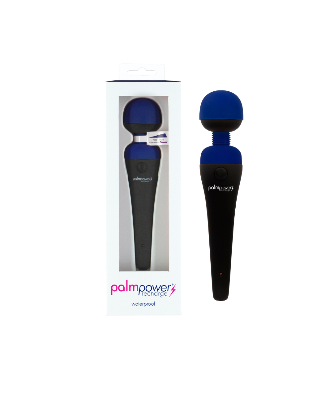 Palm Power Recharge Massager - USB Rechargeable - Blue - Vibrant Vibes Australia - Quality Sex Toys - Great Prices - Sex Toys Australia