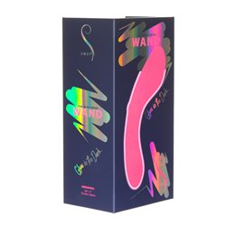 Swan The Mini Swan Wand - Pink Glow In The Dark - Vibrant Vibes Australia - Quality Sex Toys - Great Prices - Sex Toys Australia