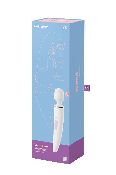 Satisfyer Wand-er Women - white - Vibrant Vibes Australia - Quality Sex Toys - Great Prices - Sex Toys Australia