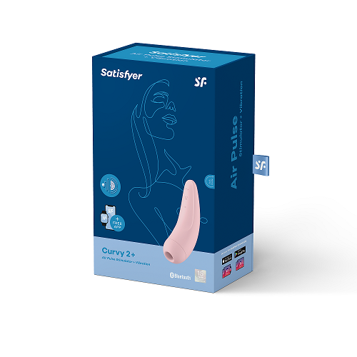 Satisfyer Curvy 2+ pink - Vibrant Vibes Australia - Quality Sex Toys - Great Prices - Sex Toys Australia