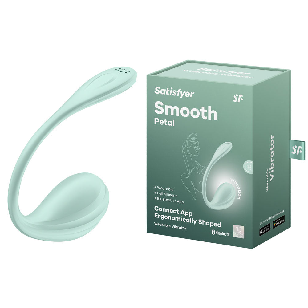 Satisfyer Smooth Petal - Mint - Vibrant Vibes Australia - Quality Sex Toys - Great Prices - Sex Toys Australia