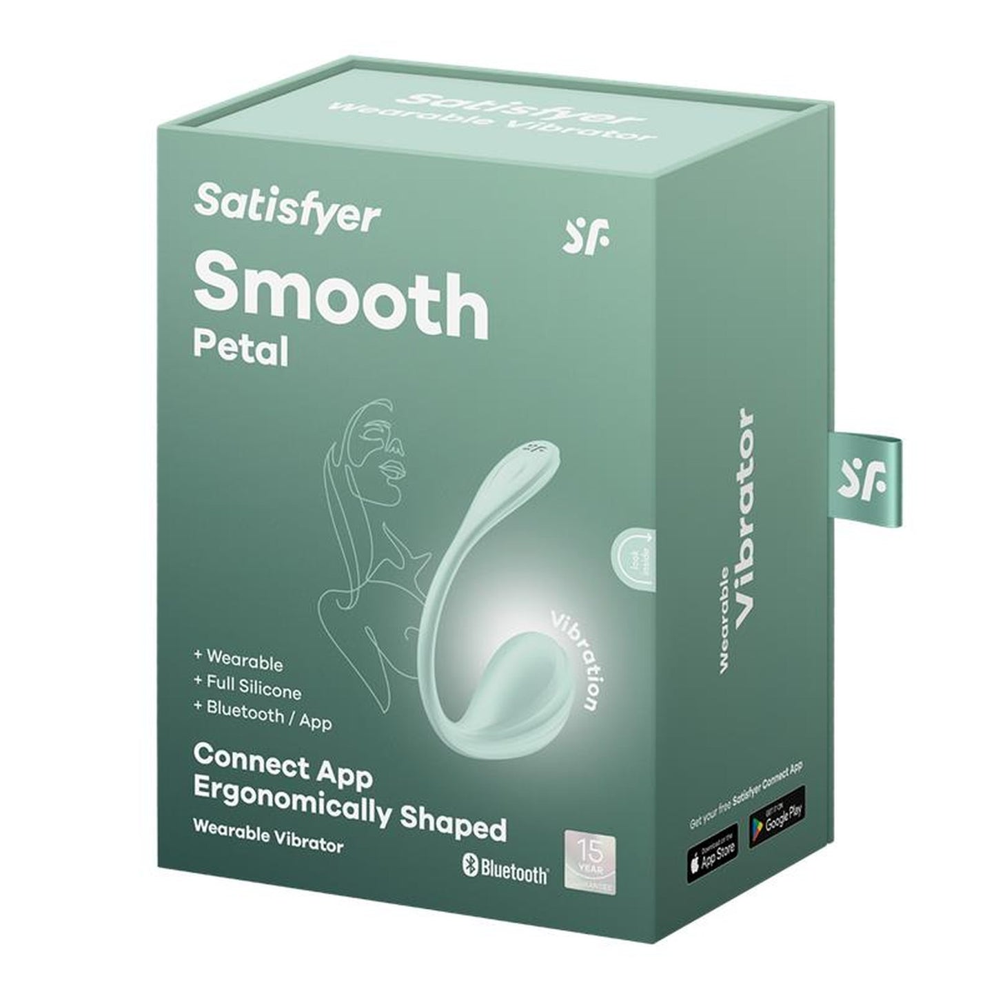 Satisfyer Smooth Petal Connect App Mint - Vibrant Vibes Australia - Quality Sex Toys - Great Prices - Sex Toys Australia