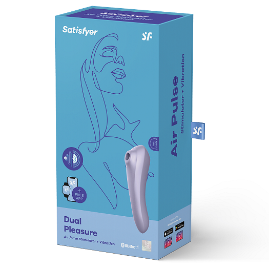 Satisfyer Dual Pleasure Mauve - Vibrant Vibes Australia - Quality Sex Toys - Great Prices - Sex Toys Australia