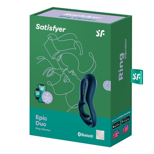 Satisfyer Epic Duo inc.Bluetooth & App - Vibrant Vibes Australia - Quality Sex Toys - Great Prices - Sex Toys Australia