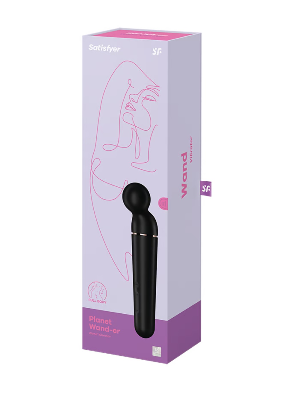 Satisfyer Planet Wand-er Black/Rosegold - Vibrant Vibes Australia - Quality Sex Toys - Great Prices - Sex Toys Australia