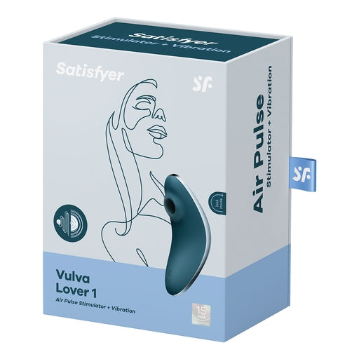 Satisfyer Vulva Lover 1 blue - Vibrant Vibes Australia - Quality Sex Toys - Great Prices - Sex Toys Australia