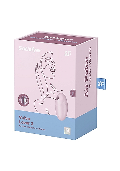 Satisfyer Vulva Lover 3 pink - Vibrant Vibes Australia - Quality Sex Toys - Great Prices - Sex Toys Australia