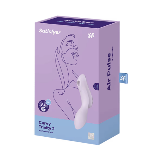 Satisfyer Curvy Trinity 2 Violet - Vibrant Vibes Australia - Quality Sex Toys - Great Prices - Sex Toys Australia