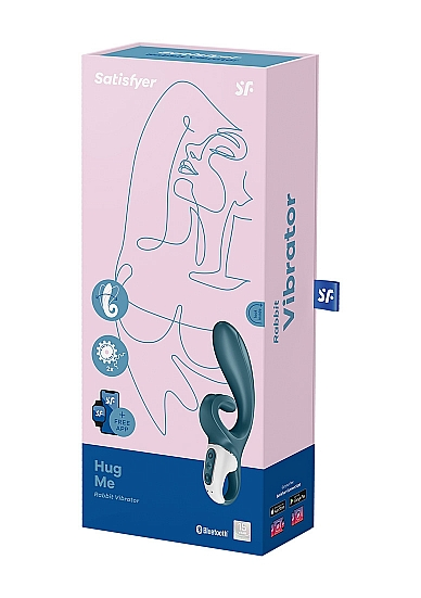 Satisfyer Hug Me- GreyBlue - Vibrant Vibes Australia - Quality Sex Toys - Great Prices - Sex Toys Australia