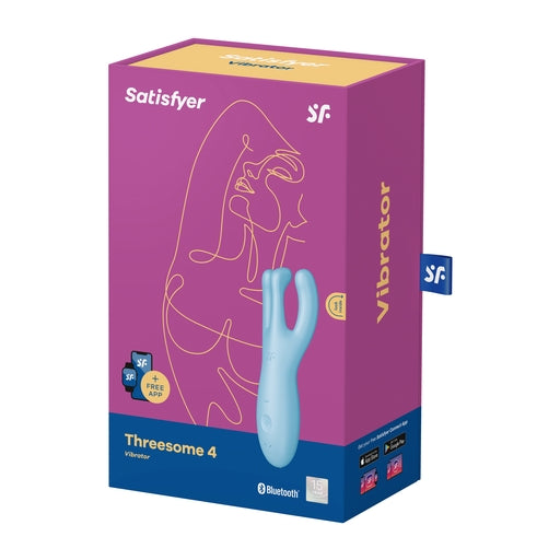 Satisfyer Threesome 4 Teal - Vibrant Vibes Australia - Quality Sex Toys - Great Prices - Sex Toys Australia