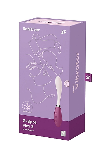 Satisfyer G-Spot Flex 3 - Red - Vibrant Vibes Australia - Quality Sex Toys - Great Prices - Sex Toys Australia