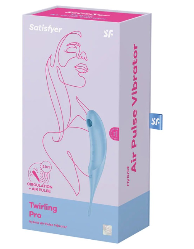 Satisfyer Twirling Pro blue - Vibrant Vibes Australia - Quality Sex Toys - Great Prices - Sex Toys Australia