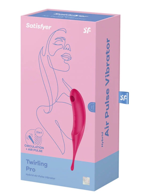 Satisfyer Twirling Pro red - Vibrant Vibes Australia - Quality Sex Toys - Great Prices - Sex Toys Australia