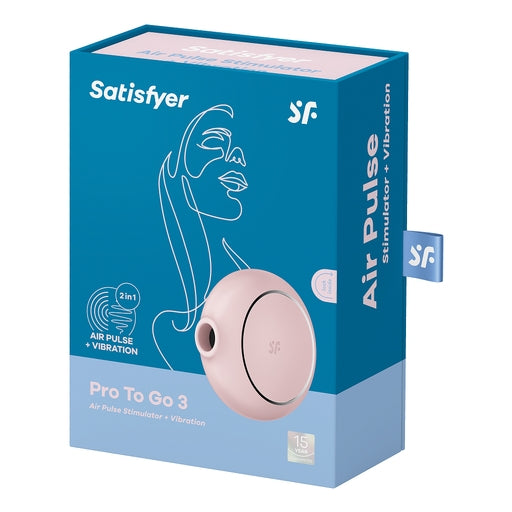 Satisfyer Pro To Go 3 rose - Vibrant Vibes Australia - Quality Sex Toys - Great Prices - Sex Toys Australia