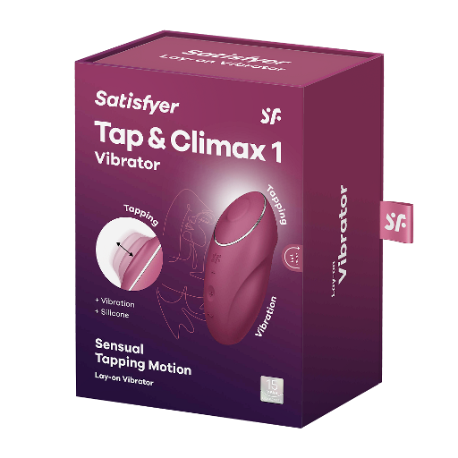 SATISFYER Tap & Climax 1 red - Vibrant Vibes Australia - Quality Sex Toys - Great Prices - Sex Toys Australia