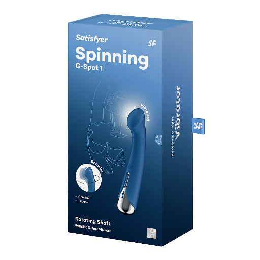 SATISFYER Spinning G-Spot 1 blue - Vibrant Vibes Australia - Quality Sex Toys - Great Prices - Sex Toys Australia