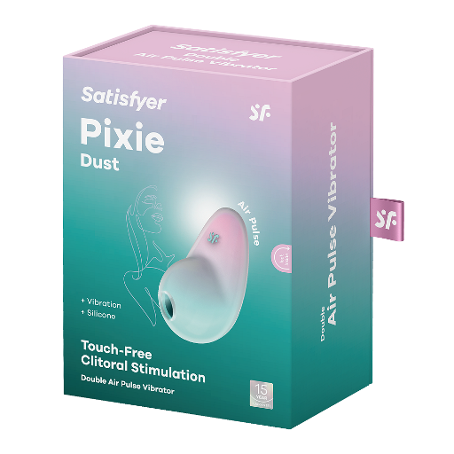 Satisfyer Pixie Dust mint/pink - Vibrant Vibes Australia - Quality Sex Toys - Great Prices - Sex Toys Australia