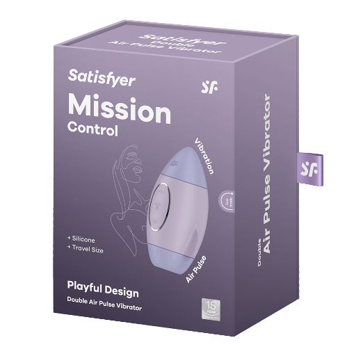 SATISFYER MISSION CONTROL VIOLET - Vibrant Vibes Australia - Quality Sex Toys - Great Prices - Sex Toys Australia