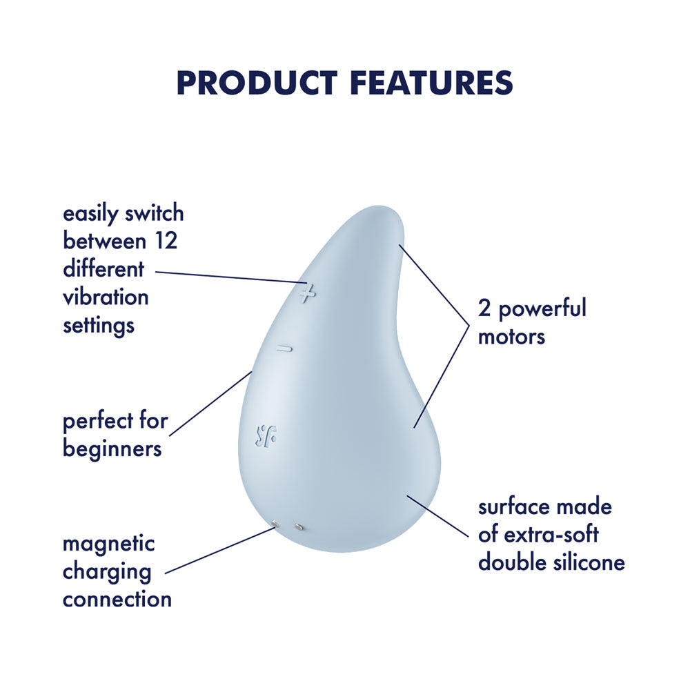 Satisfyer Dew Drop - Vibrant Vibes Australia - Quality Sex Toys - Great Prices - Sex Toys Australia