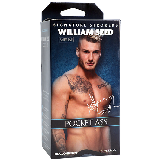 Signature Strokers - William Seed - ULTRASKYN Pocket - Ass - Vibrant Vibes Australia - Quality Sex Toys - Great Prices - Sex Toys Australia