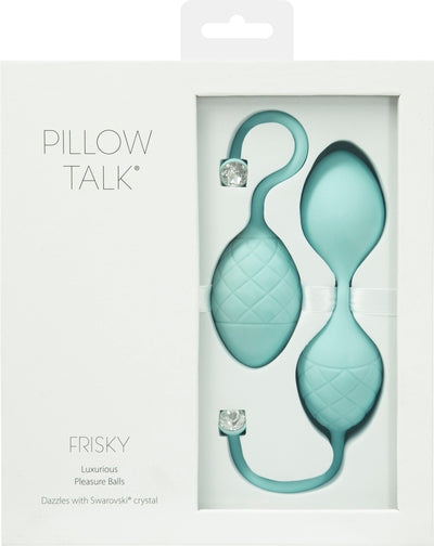 Pillow Talk Frisky Kegal Excerciser Teal - Vibrant Vibes Australia - Quality Sex Toys - Great Prices - Sex Toys Australia