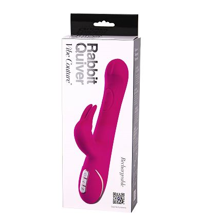 Vibe Couture Rabbit Quiver Pink - Vibrant Vibes Australia - Quality Sex Toys - Great Prices - Sex Toys Australia