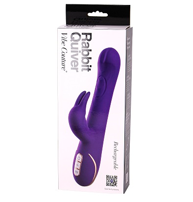 Vibe Couture Rabbit Quiver Purple - Vibrant Vibes Australia - Quality Sex Toys - Great Prices - Sex Toys Australia