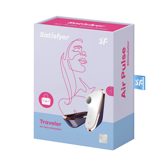 Satisfyer Traveler black - Vibrant Vibes Australia - Quality Sex Toys - Great Prices - Sex Toys Australia