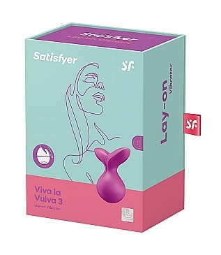 Satisfyer Viva la Vulva 3 - Violet - Vibrant Vibes Australia - Quality Sex Toys - Great Prices - Sex Toys Australia