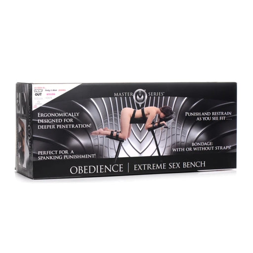 Master Series Obedience Extreme Sex Bench with Restraint Straps - Vibrant Vibes Australia - Quality Sex Toys - Great Prices - Sex Toys Australia